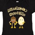 thumbnail image 4 of Inktastic Allergic to Nuts and Eggs Boys or Girls Baby Bodysuit, 4 of 5