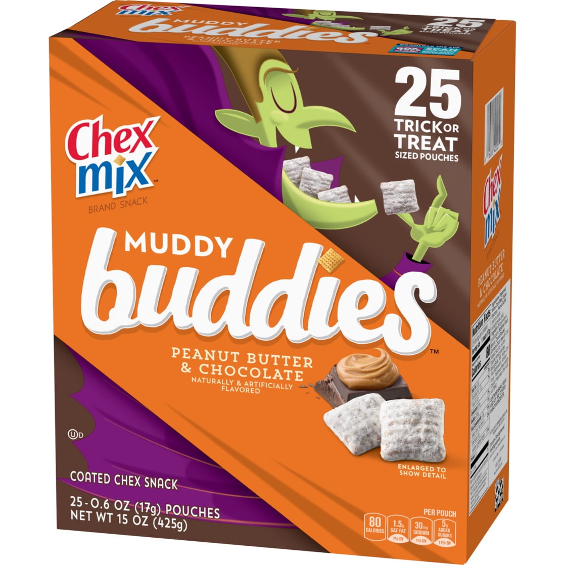 (2 pack) Chex Mix Muddy Buddies Snack Mix Peanut Butter And Chocolate