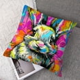 thumbnail image 7 of nygtbtfer Animals Throw Pillow Covers Decorative Set of 2 Portrait Pillow Cases Modern Square Pillowcases Cute Throw Cushion Case for Bed Car Living Room White, 7 of 7