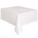 thumbnail image 1 of ¡Liquidación! Mantel cuadrado desechable Plertrvy de color liso para cumpleaños, blanco, grande, de plástico, rectangular, fácil de limpiar, para fiestas, blanco., 1 of 1