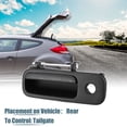 thumbnail image 5 of Unique Bargains Car Rear Door Liftgate Latch Tailgate Handle Replacement for VW Golf 1999-2006 1J6827565B Black, 5 of 7