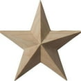 thumbnail image 1 of Ekena Millwork ROS02X02GLCH 2,75 Po. x 2,75 Po. H x 0,5 Po. Rosette Étoilée Galveston - Accent Architectural Cerise, 1 of 4