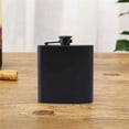thumbnail image 2 of Hip Flask for Liquor for Men Matte Black Stainless Steel Leakproof and Funnel, with Never-Lose Metal Cap, Drinking Flasks for Wedding Party Gift Outdoor Activities, 6 Oz, 2 of 8