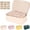 Beige, variant on Familiarn Travel Jewelry Box with Small Pouches, Portable PU Leather Jewelry Organizer Box with 12 Small Pouches, Large Capacity Waterproof Familiarn Jewelry Case for Earring, Necklace, Rings (Yellow)
