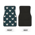 thumbnail image 2 of Lsque Funny Chicken Print 4-Piece Floor Mats, Heavy-Duty Rubber Liners, Anti-Slip Design, All-Season Automotive Protection, Vehicles, Cars, Trucks, and SUVs, 2 of 7