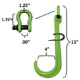 thumbnail image 5 of Keyfit Tools Quick Rig Pallet Puller Hook & Shackle Heavy Duty Forged 2 Ton 4000 Lbs WLL Mover Grabber Material Handling Warehouse, 5 of 5