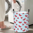 thumbnail image 6 of KLL Watermelon Waterproof Foldable Laundry Hamper Bucket with Handles for Storage Bin,Kids Room,Home Organizer (Medium ), 6 of 7