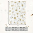 thumbnail image 6 of Christmas Throw Blanket Christmas Snowflake Blanket Ultra Soft Flannel Fleece Blankets Winter Plush Fuzzy Warm Bed Blankets Xmas Holiday Decor for Couch Bed 50" X 60", 6 of 7