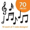 thumbnail image 4 of FreshCut Crafts Punch Out Paper Cutouts, Black Music Notes, 70 Pieces, 4 of 5