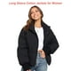 thumbnail image 3 of Guardurnaity Chaqueta de invierno para mujer, elegante, para interior y exterior, con cremallera, abrigo cálido para mujer, accesorio de ropa, chaquetas Abrigos y chamarras Negro METRO Guardurnaity AP013570-03, 3 of 5