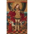 thumbnail image 2 of Juan de la Abadía 13x18 Black Ornate Wood Framed Double Matted Museum Art Print Titled - Saint Michael Weighing Souls (1480-1495), 2 of 5