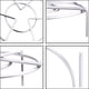 thumbnail image 3 of Rejilla para cocinar al vapor, utensilios de cocina de acero inoxidable de alta resistencia, soporte para rejilla para vaporizador, 6 para olla a presión, olla instantánea, 6 de diámetro x 3 de altura, 3 of 6