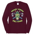 thumbnail image 2 of Wild Bobby Beach Vibes Till Die Men Long Sleeve Shirt, 2 of 6