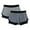 Grey/Denim, variant on icyzone Exercise Athletic Jogging Shorts 2-in-1