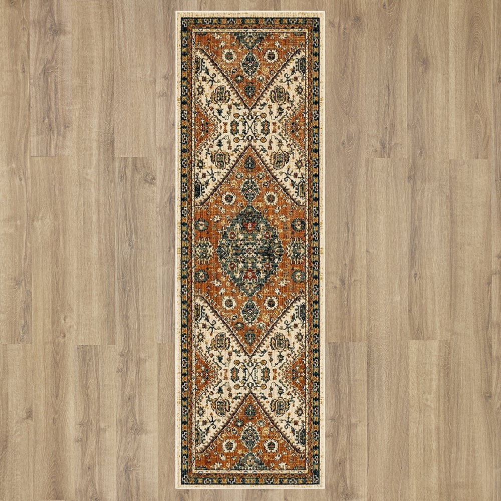 Mohawk Home Coleman Woven Indoor Runner Rug, Spice, 2' 6" x 8'
