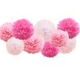 thumbnail image 1 of 9Pcs  Halloween Handmade Bunting Tissue Paper Flower Wedding Party Decor, 1 of 10