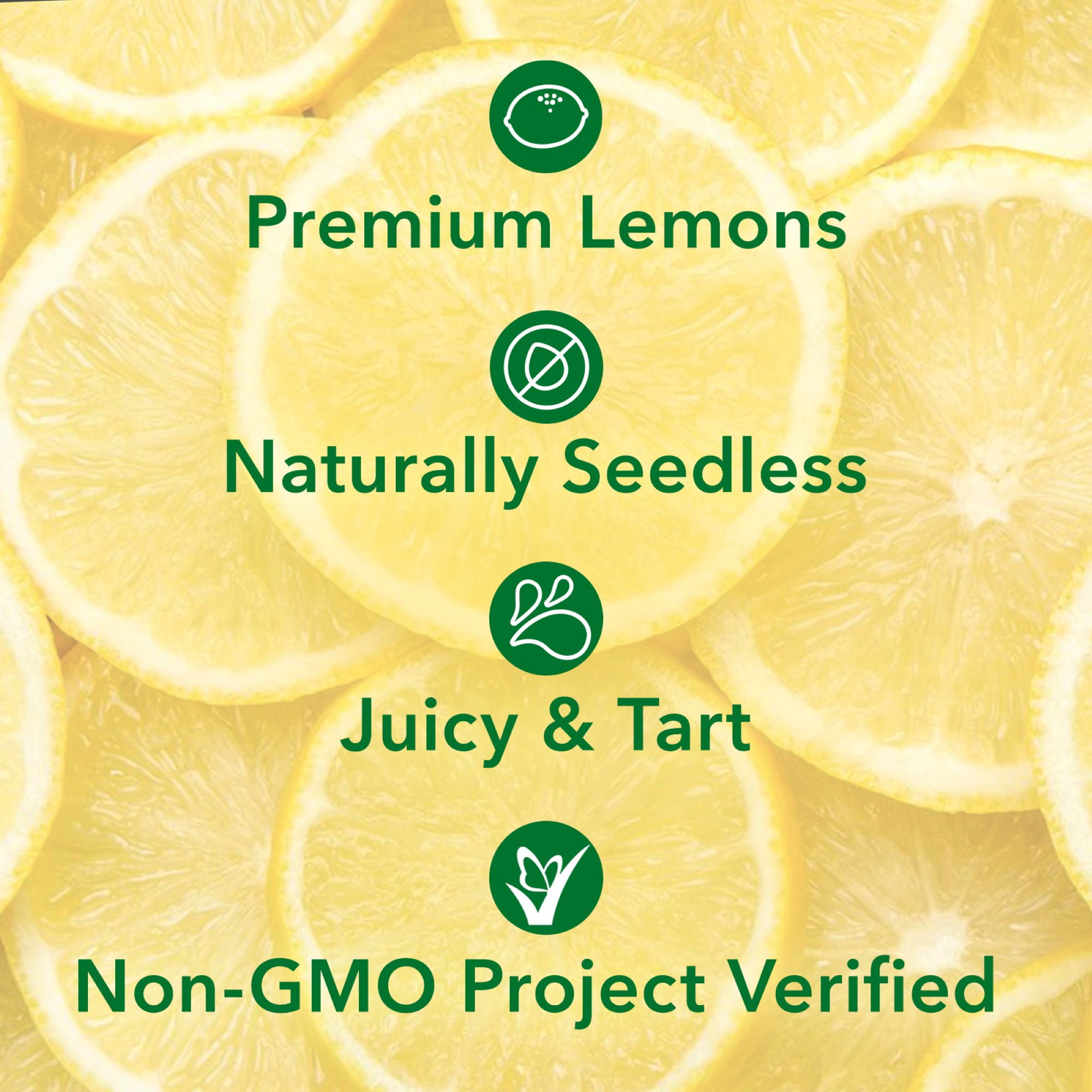 Fresh Seedless Lemons, 1 lb Bag