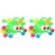 thumbnail image 1 of 2 uds. Bolas inflables juguetes que iluminan la bola de nieve juguete sensorial monstruo suave para niños adultos que brillan en la oscuridad suministros para fiestas Color al azar, 1 of 2