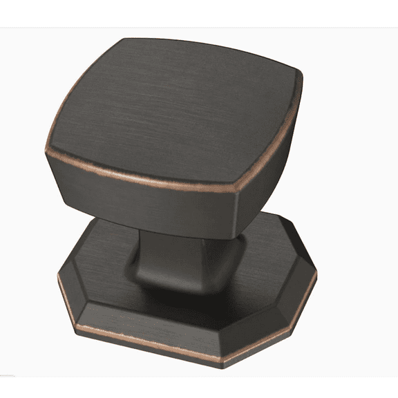 Liberty P39932W-VBC 1" Fractured Cabinet Drawer Knob Bronze w/ Copper