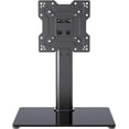 thumbnail image 1 of Soporte Universal para TV de Mesa, Base de Vidrio Templado Ajustable en Altura, para Pantallas 17-43 Pulgadas, VESA 200x200, Carga hasta 40kg (TS103), 1 of 7