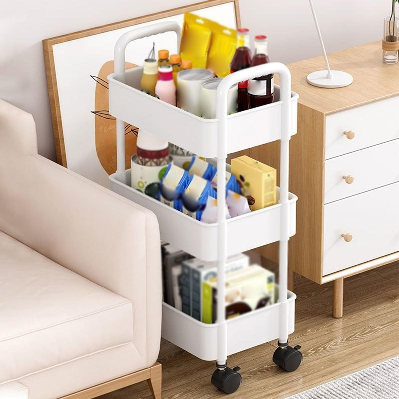 Storage Rack Trolley Home Furniture Bathroom Organizers Movable