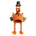 thumbnail image 3 of Adult Thanksgiving Turkey Hat Cartoon Plush Headwear Holiday Party Cap for Men Women One Size, 3 of 7