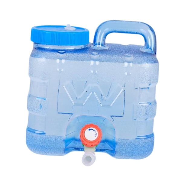 Contenedor de agua para camping con grifo, gran depósito de agua portátil, garrafa para beber, cubo para agua al aire libre, fabricado en 75 litros