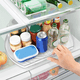 thumbnail image 5 of Plato giratorio para refrigerador, organizador de plato giratorio cuadrado para gabinete de refrigerador, despensa, paquete de 1, transparente, 5 of 6
