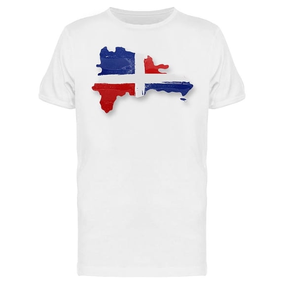 Dominican Republic Detailed Map Tee Men's -Image by Shutterstock