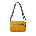 thumbnail image 4 of Mudd Women's Yellow Nylon Quilted Everyday Crossbody Bag withAdjustable Strap, 4 of 6