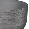 thumbnail image 4 of Simpli Home Johnsen 29.5" Wide Boho Metal Coffee Table in Antique Silver Iron & Assembled, 4 of 5
