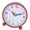 Red, variant on Colorful Not Ticking Alarm Clock Analog Learning Clock For Children Students With Clear Number And Night Light Function
