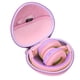 thumbnail image 1 of Estuche rígido rosa Aproca para audífonos iClever BTH12, 1 of 8