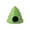 Green, variant on Qocolcyl Blue Ceramic Christmas Tree Hamster House, Pinaster Shaped Small Pet Hideout Bed, Breathable Cooling Habitat For Hamsters, Gerbils And Small Rodents