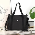 thumbnail image 4 of Bolso tote para mujer de gran capacidad, bandolera, bolso tipo H, bolso casual para el trabajo o para ir al trabajo, bolso tote para uso diario, tela Oxford, bolso de mano con múltiples bolsillos,, 4 of 6