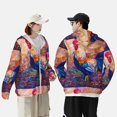 thumbnail image 4 of Kdxio Rooster Oil Painting Print Women Men Sun Protection UPF 50+ Jackets Zip Up Long Sleeve Hoodie Hiking Lightweight with Pockets, 4 of 7