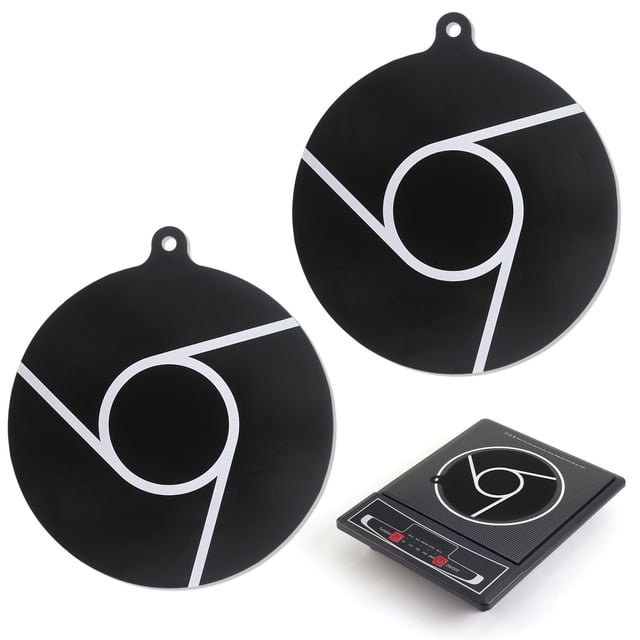Billuyoard 2x Estera con aislamiento térmico Protector contra rayones Fácil de limpiar Más esteras de silicona para electrodomésticos de Cocina y Comedor uno 20 centímetros