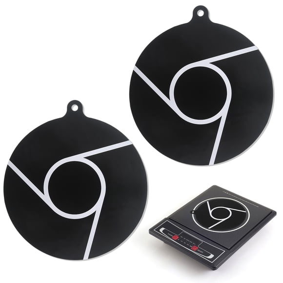 Billuyoard 2x Estera con aislamiento térmico Protector contra rayones Fácil de limpiar Más esteras de silicona para electrodomésticos de Cocina y Comedor uno 20 centímetros