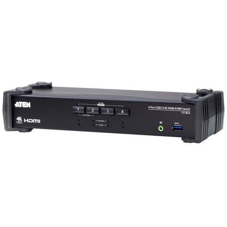 UPC: 0672792011177 | Aten 4-Port USB 3.0 4K HDMI KVMP Switch CS1824