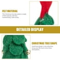 thumbnail image 3 of LEORX Artificial Plants Tree Felt Christmas Tree Figurine Olive Green 1Pack, 3 of 5