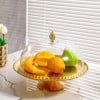 Decoración para mesa de postres, estante exhibidor de bocadillos con tapa, soporte para pasteles, bandeja para té y pasteles, paletas de frutas en capas, uso doméstico en la sala de estar