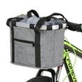 thumbnail image 1 of Tignapoo Aluminum Alloy Bicycle Basket for Mountain Bikes - Quick Release Front Carrier Bag with Pet Compartment, Multiple Colors Available, Adjustable Handlebar Fit, 1 of 6