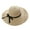 Beige, variant on Women Sun Straw Hat,UV Protection Bowknot Wide Brim Beach Hat Travel