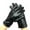 Black, variant on Short Metallic Gloves, Shiny Opera Cosplay Gloves for Adults, Stretchy PU Coated Gloves for Role Play Costume, Party Accessories for Halloween Christmas Stage Performance - Black