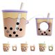 thumbnail image 3 of Funda Protectora De Silicona Compatible Con Airpods 1/2 Perla Forma De Té De La Leche Funda Protectora Inalámbrica Para Auriculares Funda Anticaída Moyic EL016884-03, 3 of 5