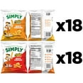thumbnail image 2 of Simply, Cheetos White Cheddar BCF26 Puffs & Crunchy Variety Pack, 0.875 Ounce (Pack of 36), 2 of 3