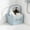 Blue, variant on Plastic Bath Basket with Drainage Holes - Bathroom Shower Caddy Organizer for Wet and Dry Separation - Toiletry Storage Container with Breathable Hollow Design