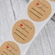 thumbnail image 5 of Pack of 500 kraft paper stickers, labels, round, self-adhesive, homemade with love, gift stickers, gift stickers for baking, gift bags, cards, envelop, 5 of 5