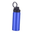 thumbnail image 3 of Botella de agua deportiva de acero inoxidable de 32 oz con aislamiento al vacío y soporte para teléfono Azul, 3 of 9