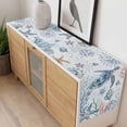 thumbnail image 4 of Ocean Turtle Table Runner - 90 Inch Long, Kitchen Dining Table Runner Dresser Scarves, Summer Coastal Coral Flower Shells Farmhouse Decor for Coffee Tables Wedding Party Banquet, 4 of 8